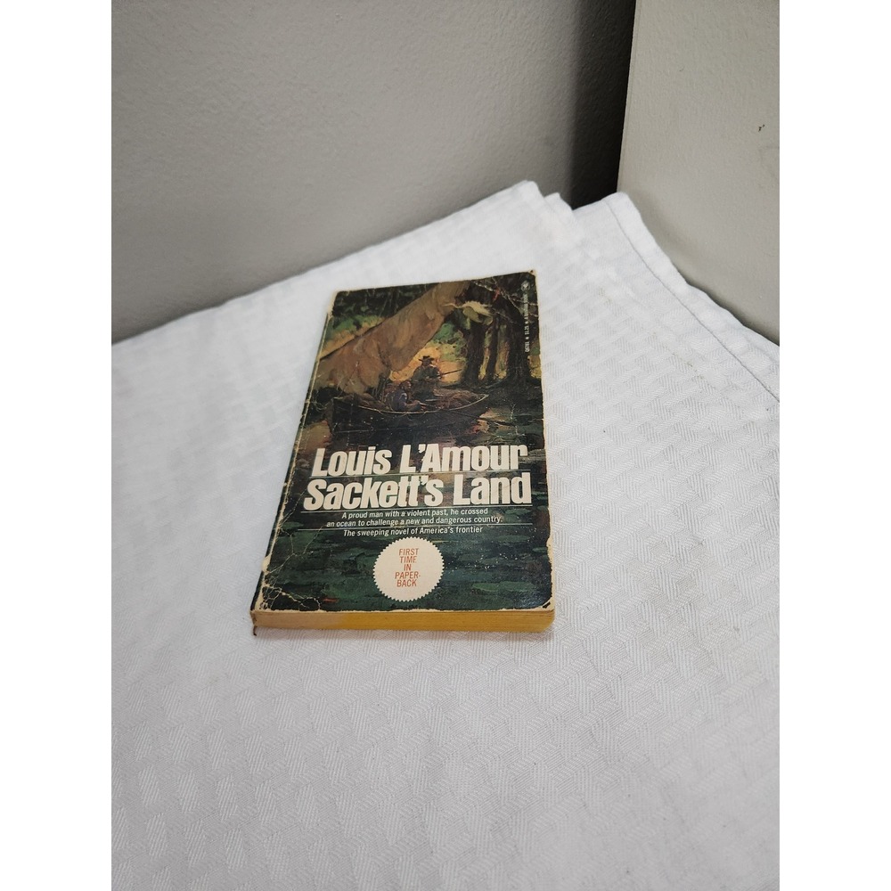 Louis L'Amour Sackett's Land Vintage Paperback Western Novel Bantam Book